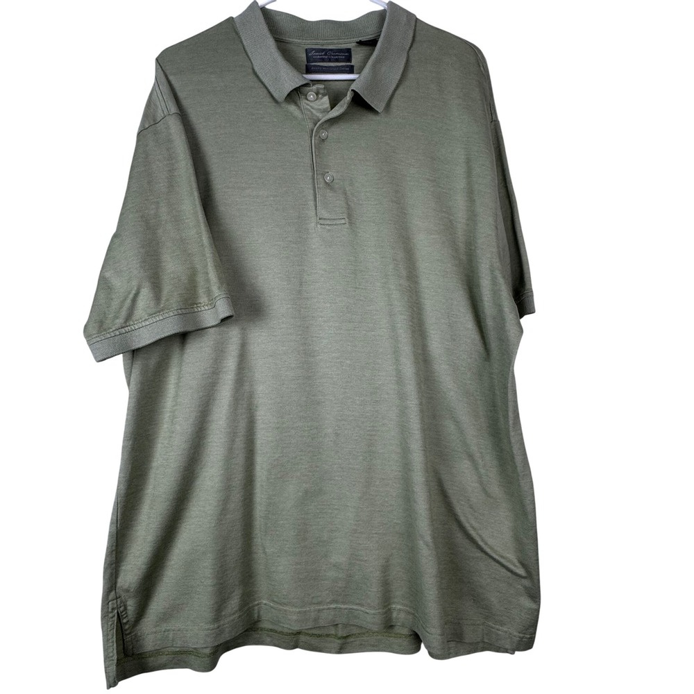 Daniel Cremieux Men's XL Green Double Mercerized Cotton Polo‎ Shirt